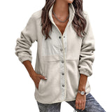 Veste Polaire Manches Longues Couleur Unie
