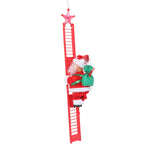 🎅Jouets musicaux électriques pour le Père Noël grimpant à la cheminée🎄