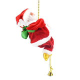 🎅Jouets musicaux électriques pour le Père Noël grimpant à la cheminée🎄