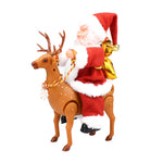 🎅Jouets musicaux électriques pour le Père Noël grimpant à la cheminée🎄