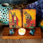 Ornement Bougeoir en Bois Tarot