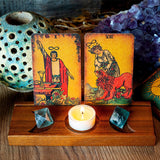 Ornement Bougeoir en Bois Tarot