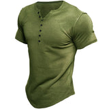 T-shirt Uni Á Manches Courtes Pour Hommes