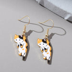 Boucles d'oreilles chat mignon