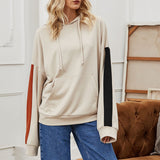 Sweat color block à revers