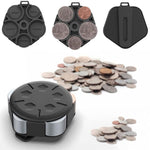 Boîte de rangement portative pour pièces de monnaie