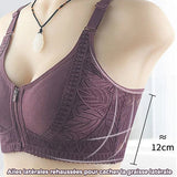 Soutien-gorge taille plus avec fermeture éclair sur le devant