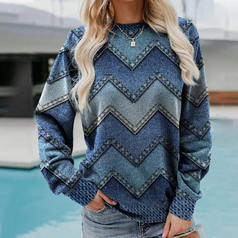 Haut à Manches Longues avec Imprimé