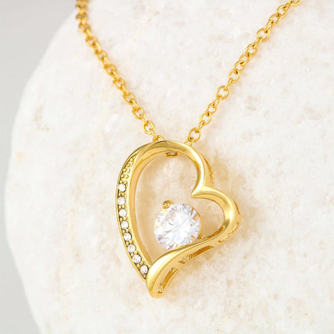 Collier coeur pour toujours à ma future femme