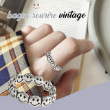 Bague de Visage Souriant