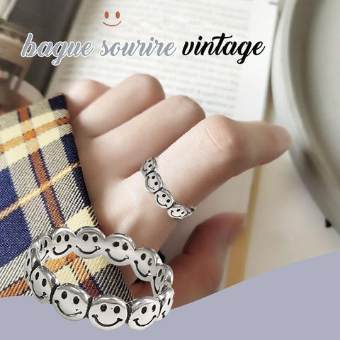 Bague de Visage Souriant