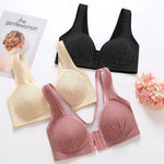 Soutiens-gorge push-up sexy sans armatures Lingerie pleine coupe en coton