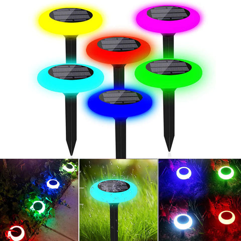Lumière de prise solaire colorée