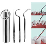 Ensemble de cure-dents portatif