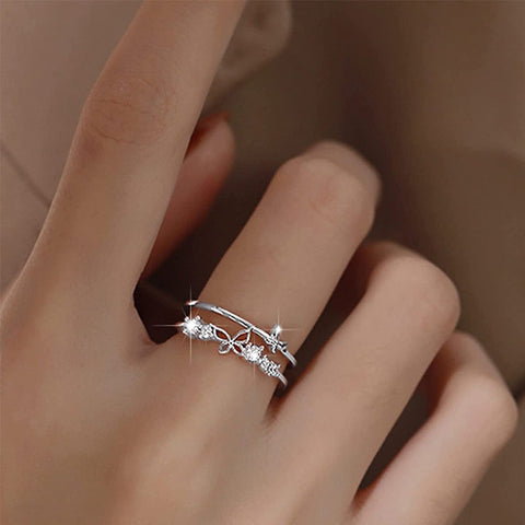 Bague Diamant Double Papillon