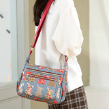 Élégant sac à bandoulière imprimé imperméable et léger