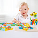 Puzzle en bois 3D éducatif pour enfants