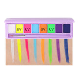 Palette de maquillage fluorescent soluble dans l'eau