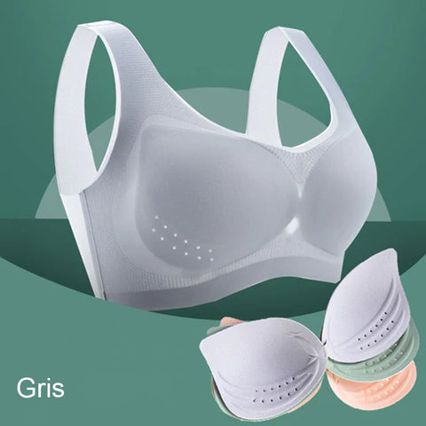 Soutien-gorge confort en soie glacée ultra-mince grande taille pour femmes