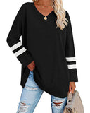 Haut Rayé Contrastant