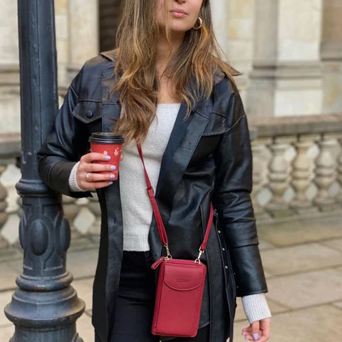 Étui de téléphone à bandoulière de première classe