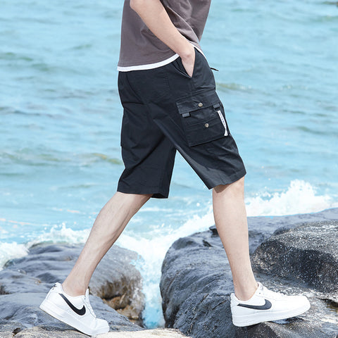 Short cargo de plage pour homme