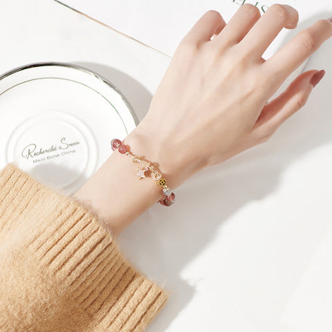 Bracelet lune et étoile