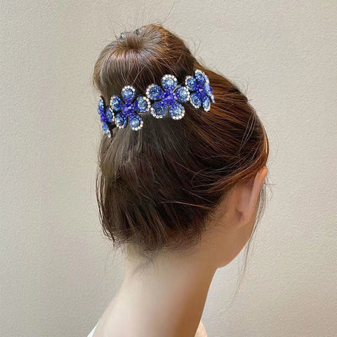 Pince à cheveux strass pour femme