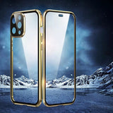 Coque de téléphone en verre double face