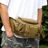 Grand sac banane sac à bandoulière sac à main tactique