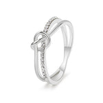 Bague à double anneau mère et fille