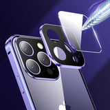 Coque de téléphone en verre double face