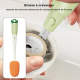 Brosse 3-en-1 multi-fonctions à manche long pour tasse