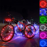 Lumières de Roue de Vélo Rechargeables