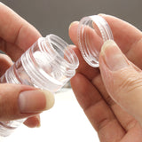 5 bouteilles scellées transparentes connectées