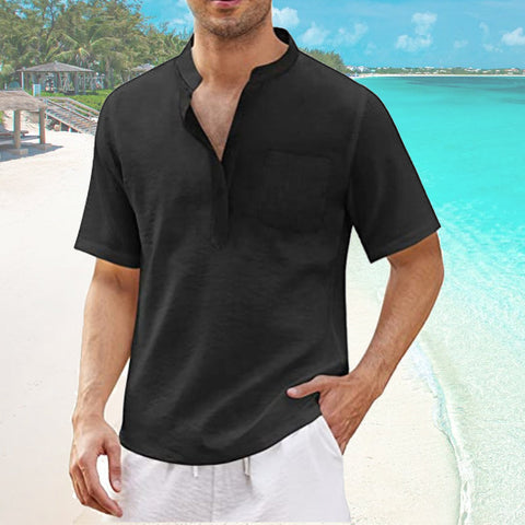 T-shirt de plage à poche pour hommes
