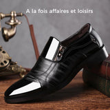 Chaussures D'affaires En Cuir Quatre Seasons Pour Hommes