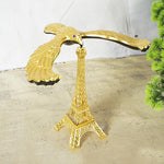 Modèle d'accessoires de photographie d'oiseau d'équilibre de modèle de tour Eiffel
