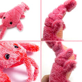 Peluche imitation crevettes sautantes