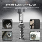 Extracteur de vis (4 pièces/5 pièces/6 pièces)