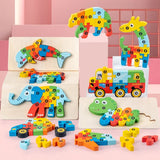 Puzzle en bois 3D éducatif pour enfants