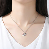 Collier Coeur Entrelacé