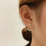 Boucles d'oreilles Fashion Love Tassel Glitter