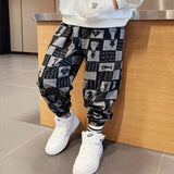 Pantalon de Survêtement à Carreaux pour Enfants