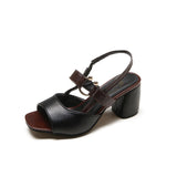 Sandales à talons hauts avec boucle de poisson pour femmes