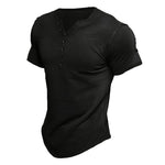 T-shirt Uni Á Manches Courtes Pour Hommes