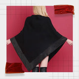 Châle en laine brillante pour femme