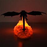 Lampe cracheuse de feu dragon