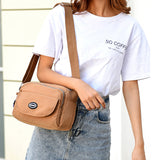 Nouveau sac à bandoulière monochrome imperméable