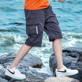Short cargo de plage pour homme